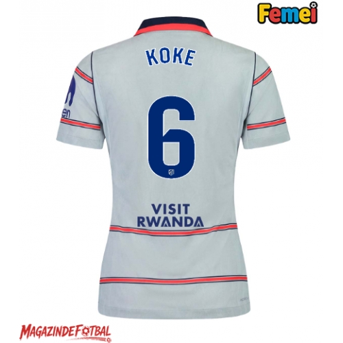 Atletico Madrid Koke #6 Tricou Fotbal Replică 2026-27 Femei Treilea Atletico Madrid Koke #6 Tricou Fotbal Replică 2026-27 Femei Treilea